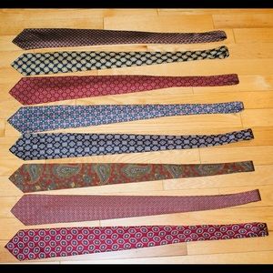 Ralph Lauren Polo 8 Silk Ties